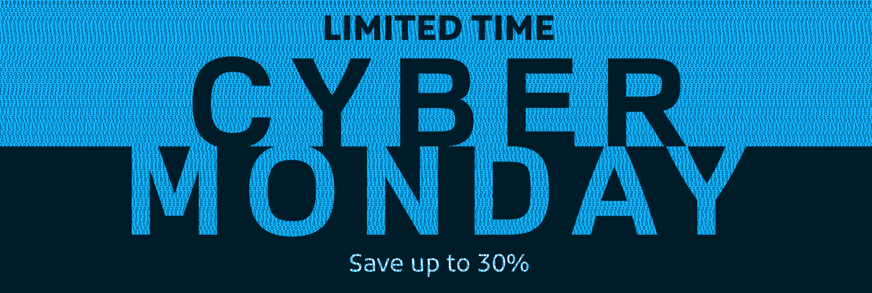 CYBER MONDAY SALE ON NOW! Up to 30% off in-stock items! Hurry, ends Friday 3rd.