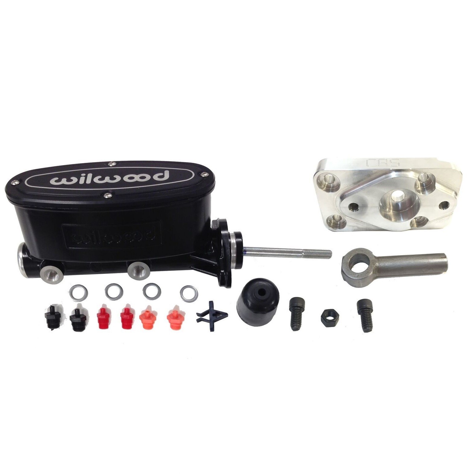 Wilwood Brake Master Cylinder with Aftermarket Adaptor Kit : suit VC/VE/VF/VG/VH/VJ/VK/CL/CM (booster delete)