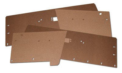 Door Trim Backing Board Set : suits VF/VG Hardtop