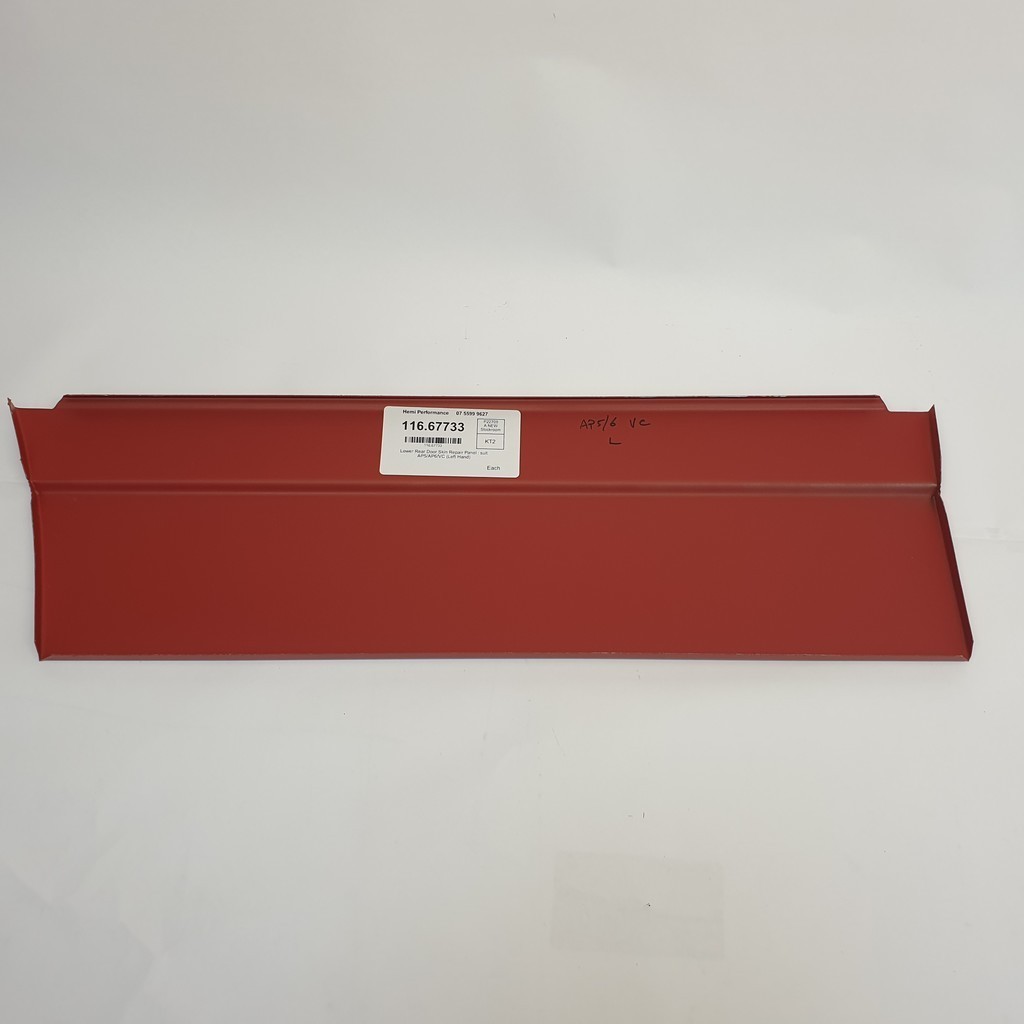 Lower Rear Door Skin Repair Panel : suit AP5/AP6/VC (Left Hand)