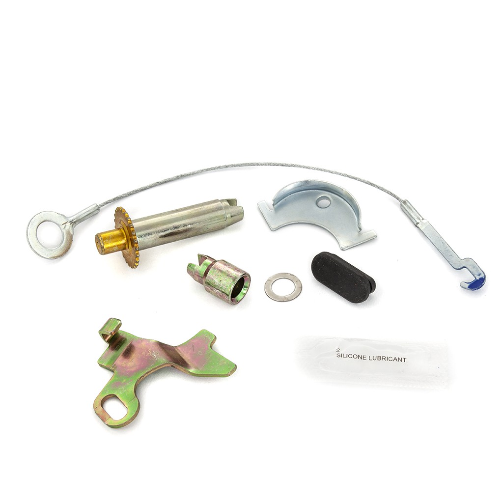 Drum Brake Self Adjuster Overhaul Package (Right) : Suits 10" drums in assorted American Motors 1959-85 / Chevrolet 1977-89 / Dodge 1962-69 / Fargo 1964-68 / Ford 1962-97 / Jeep 1979-92 / Lincoln 1980-1990 / Mazda 1994 /  MERCURY 1962-91 / Plymouth 1962-6