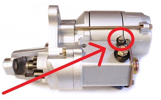 Stainless Steel Nyloc Nut : suits HP high torque starter motors