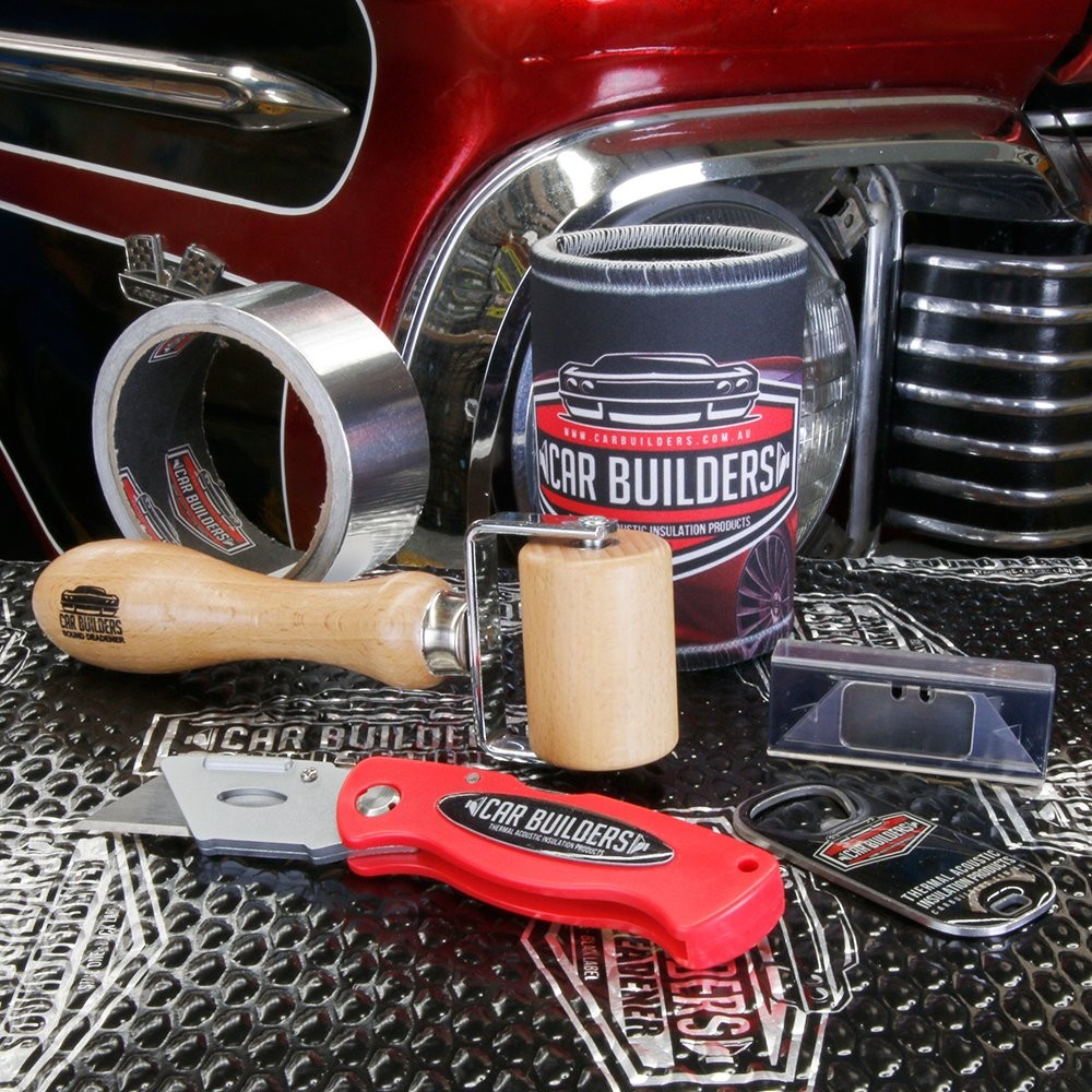 Car Builders Sound Deadener Install Kit (Black)