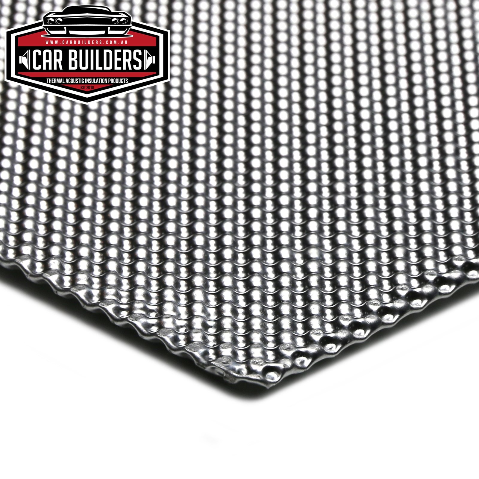 Car Builders Embossed Heat Shield, 300mm x 500mm