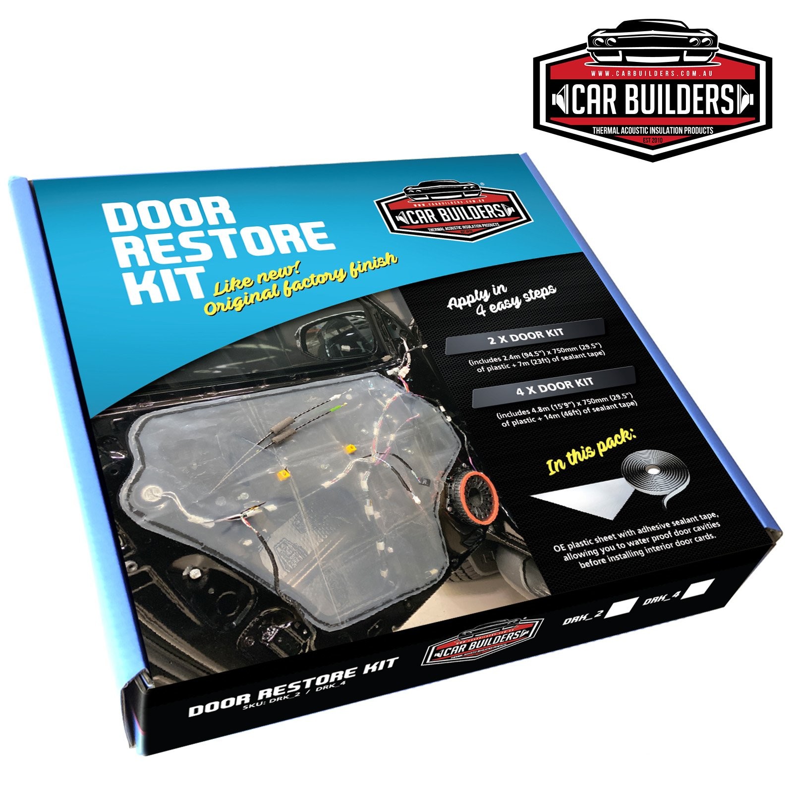 Car Builders Door Restore Kit (Two Door)
