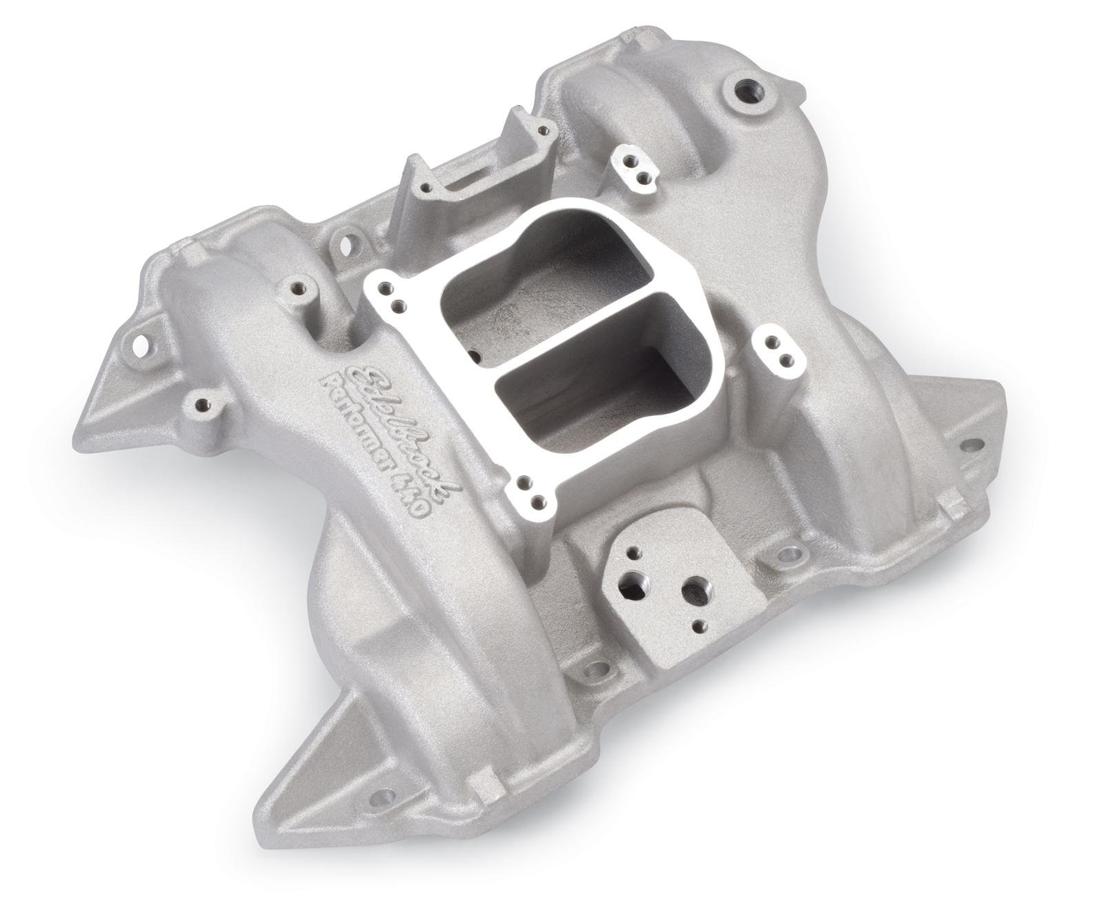 Edelbrock Performer Four Barrel Alloy Intake Manifold : suit RB Big Block 413-426-440