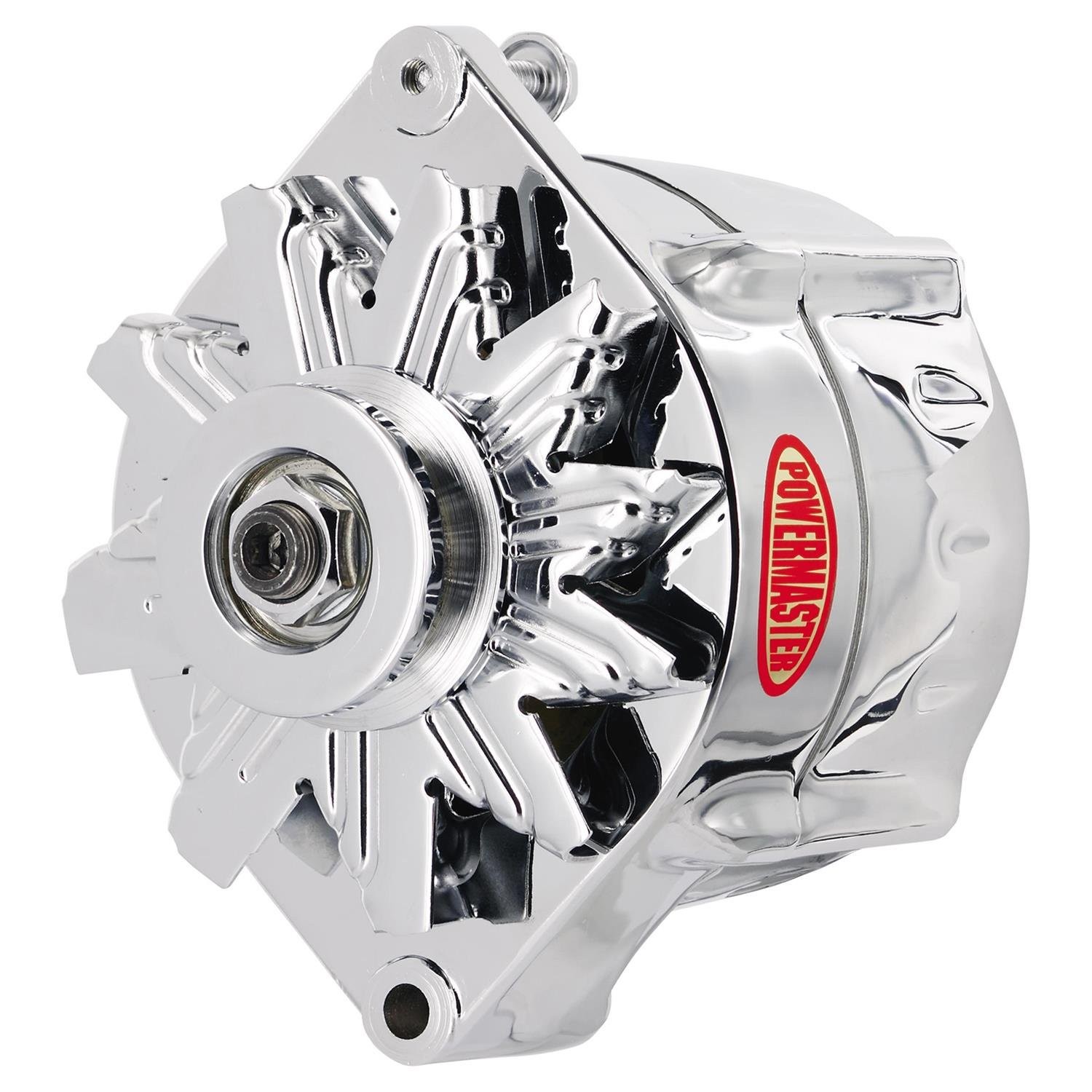 Alternator : 150 AMP : GM/Delco style : Chrome : Smooth Look : (Alternator bracket kit also required with this unit)