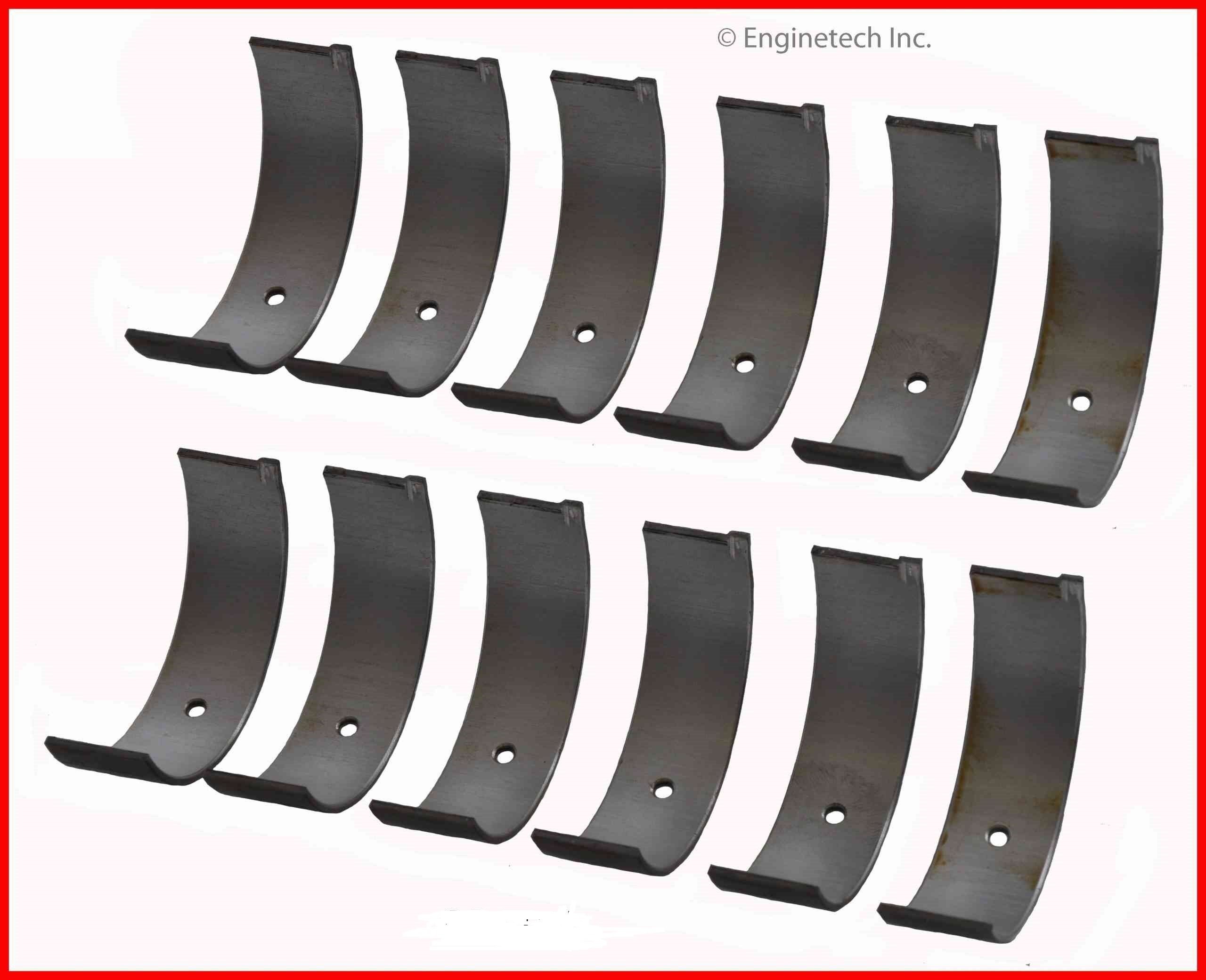 Connecting Rod Bearing Set (.020") : suit US 1976+ Slant 6 225ci - Cast Iron Crankshaft