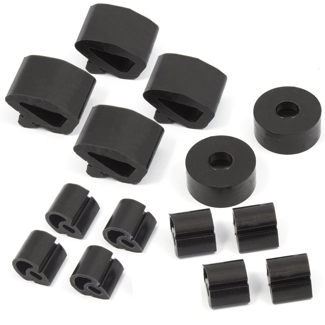 Rubber Bonnet & Door Bump Stop Package : Suit Four Door VE/VF/VG