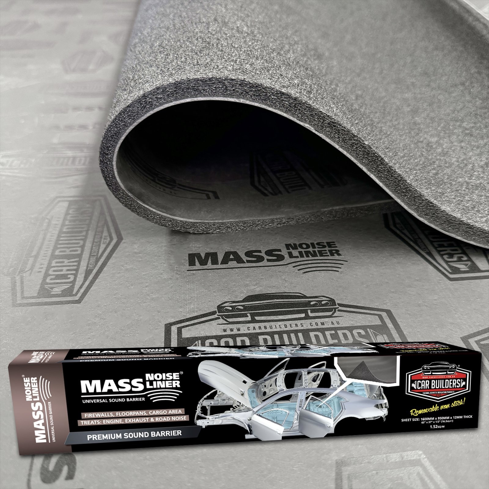Mass Noise Liner: Car Builder 1.6m x 950mm
