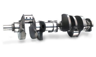SCAT Cast Steel Crankshaft : 4" Stroke, 2.125" Rod Journal Diameter, Internal engine balance : suit Small Block 360ci Stroker