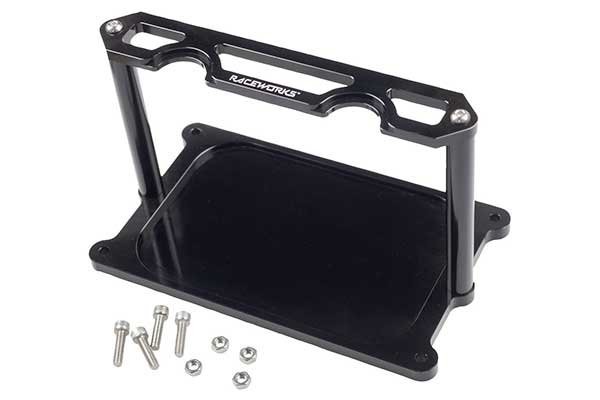 RaceWorks: Billet Battery Mount Suits Optima Batteries