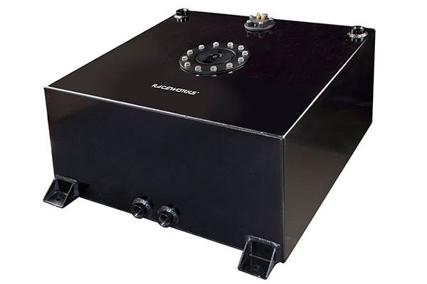RaceWorks: Fuel Tank 57 Litres (15 Gallons) Flat Bottom – Black