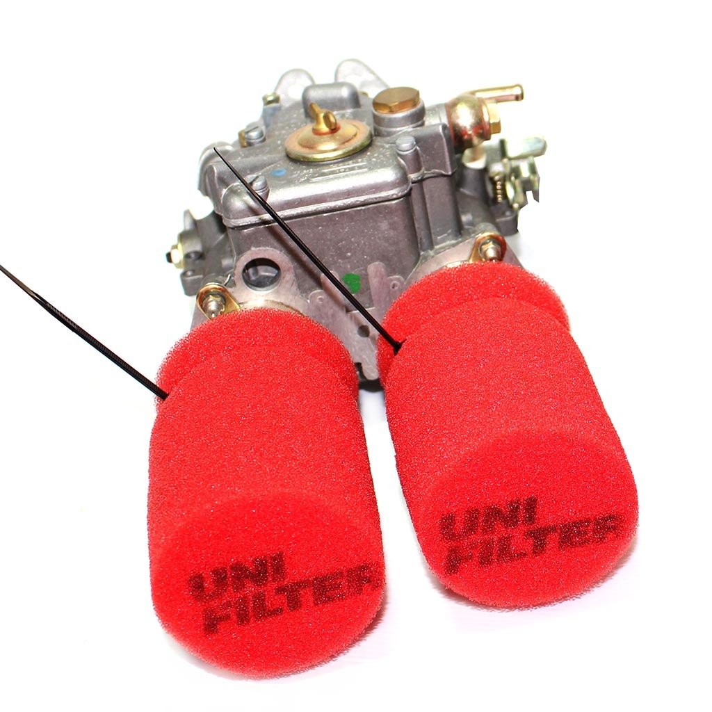 Red Velocity Stack Ram Tube Foam Filter Socks: 65mm ID : suits Weber / Dellorto / Solex /SU
