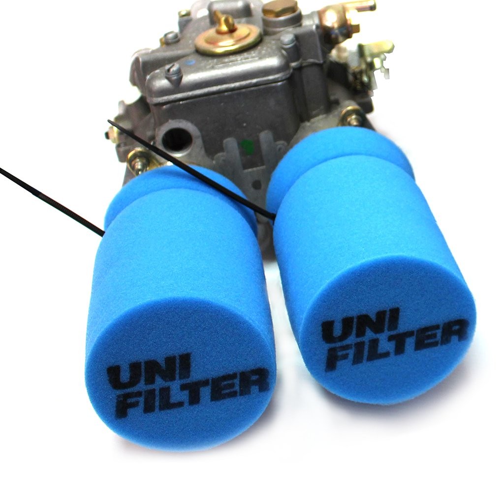 Blue Velocity Stack Ram Tube Foam Filter Socks: 65mm ID : suits Weber / Dellorto / Solex /SU