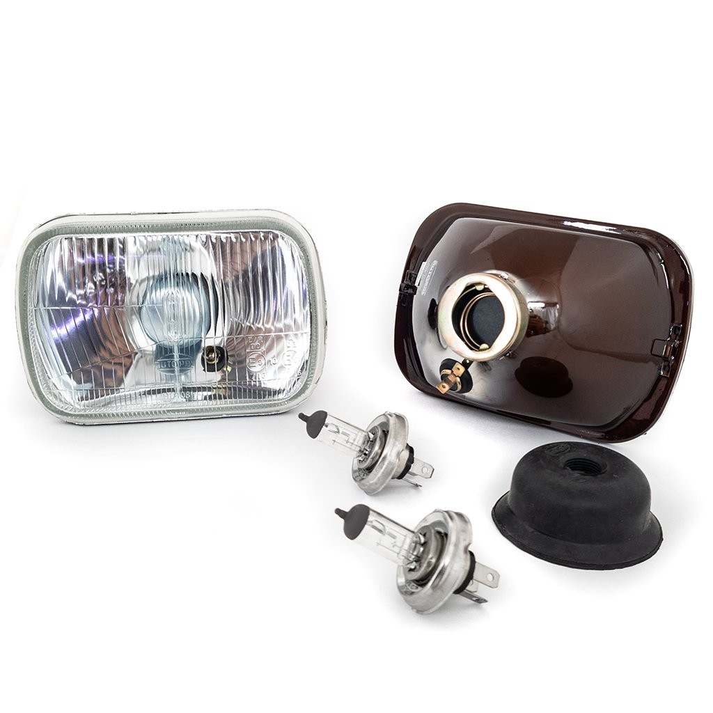H4 Halogen Headlight Conversion Kit : suit VG/VH Rectangle (55/60w H4 Globe)