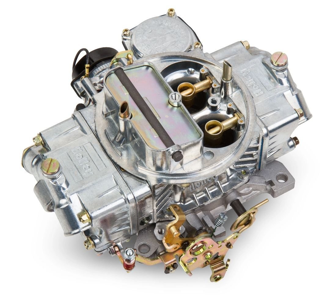 Holley Classic Holley Carburetor : 750 CFM : 4 Barrel : Vacuum Secondaries (Shiny finish)