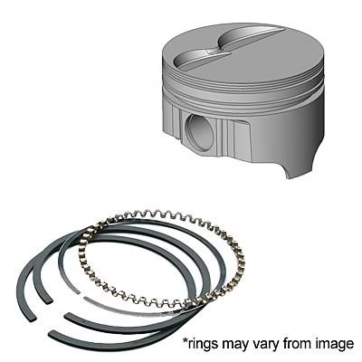 Icon Forged Flat-Top Piston & Ring Set : suit Small Block 360ci (.060" / 4.060") Compression Height 1.675" With x2 Valve Reliefs -5cc
