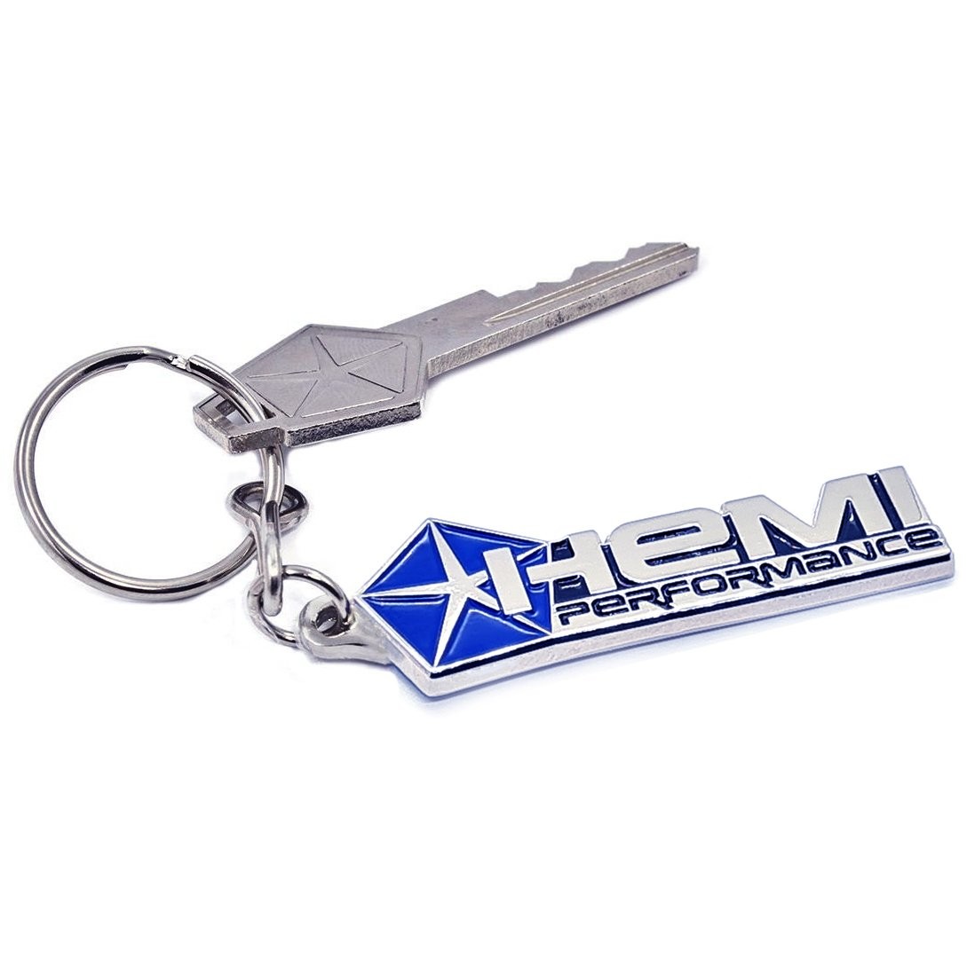 "Hemi Performance" Chrome Key Tag