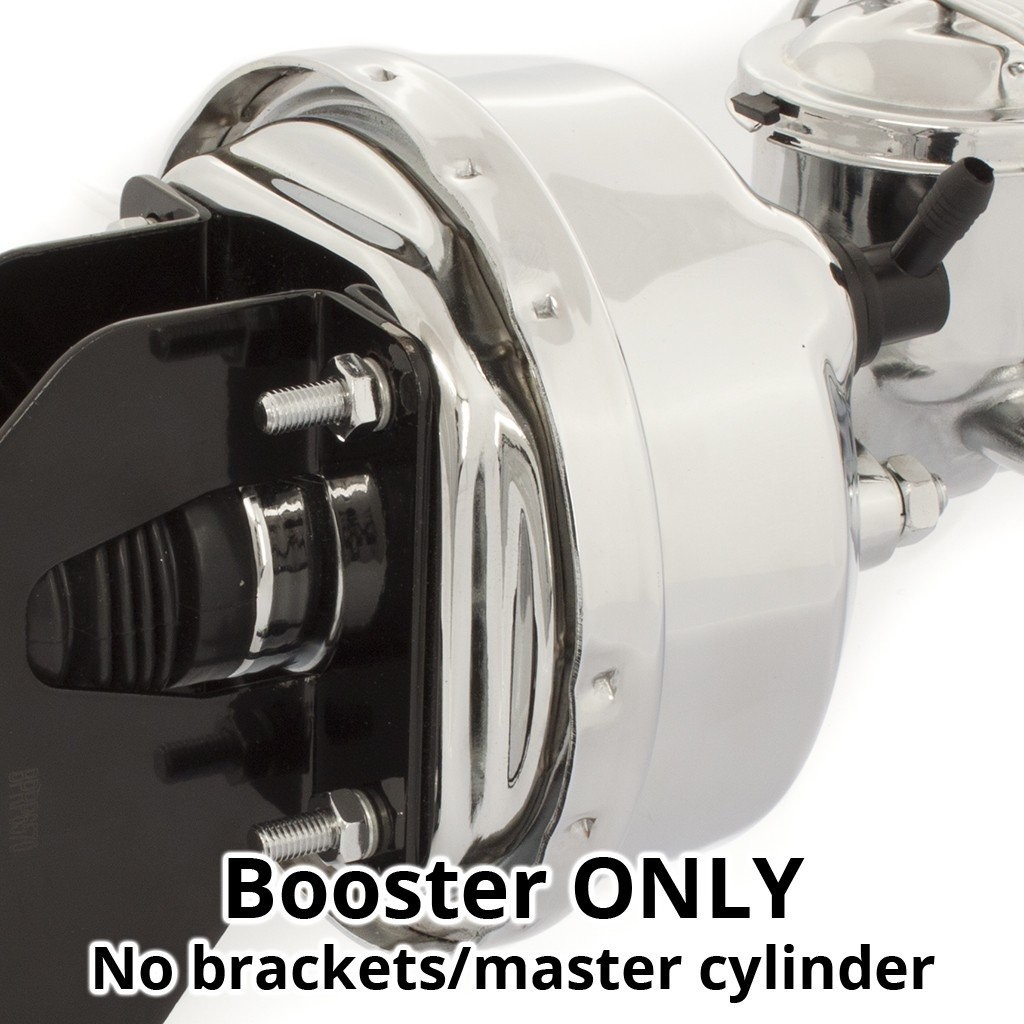 7" Chrome Brake Booster (Dual Diaphragm)