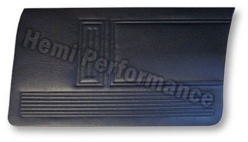 Reproduction Door Trim Set - Front & Rear  : suit VH/VJ/VK Sedan : BLACK