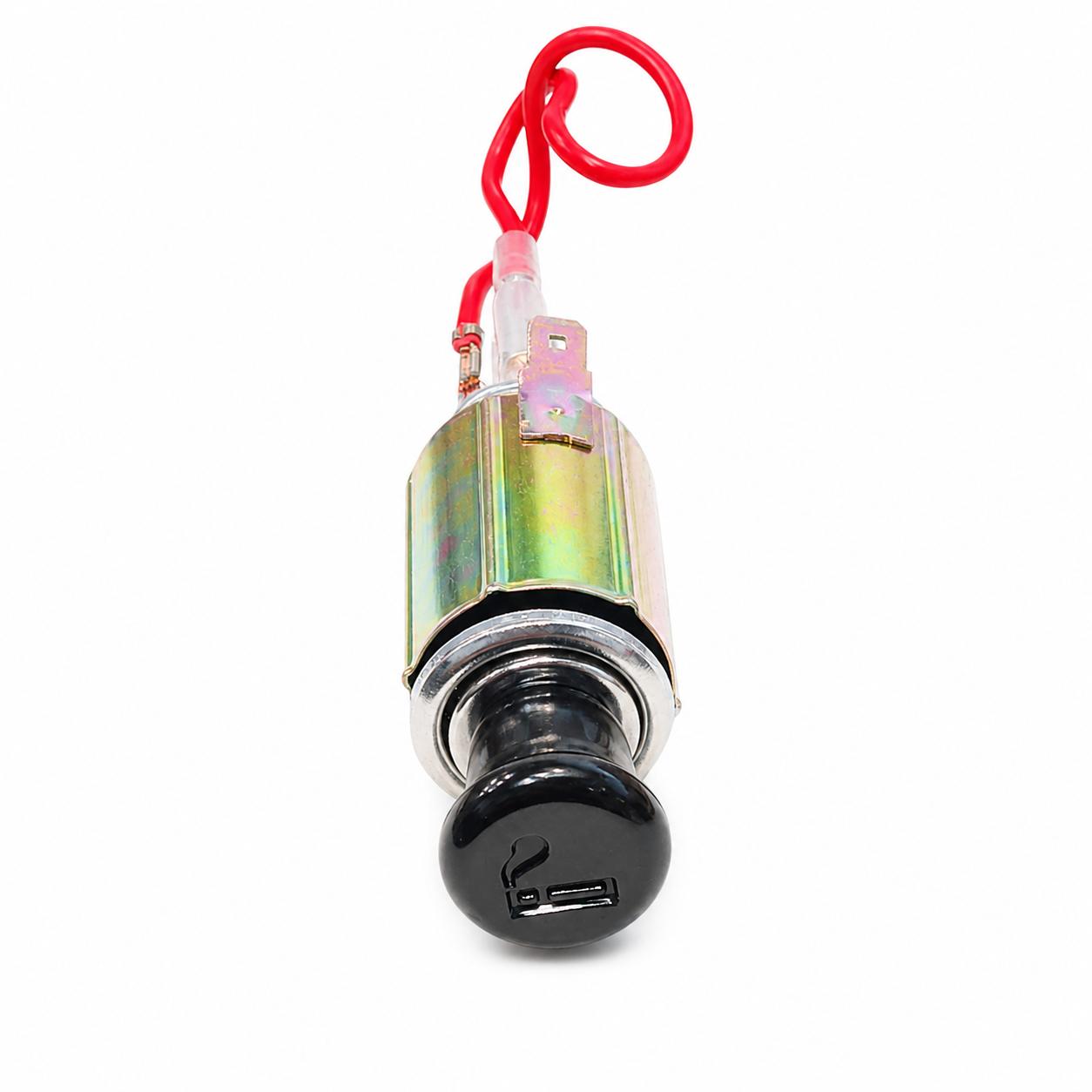 Universal Cigarette Lighter and Socket : 12 Volt : No Light : Mount hole 22-25mm max panel thickness 6mm