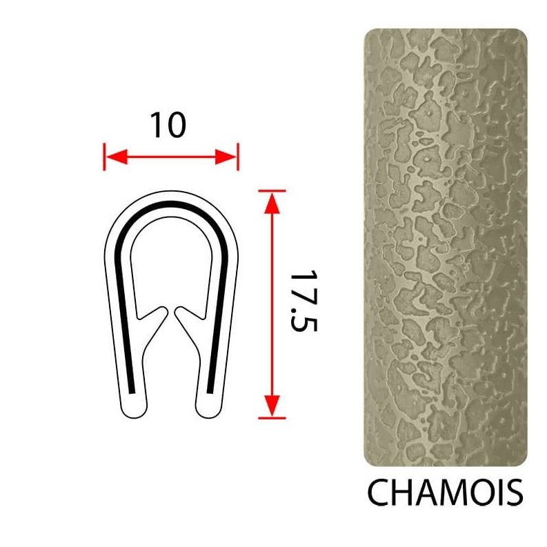 Restoration Correct Pinchweld Extrusion : Chamios : Suit VH-CM (per meter)