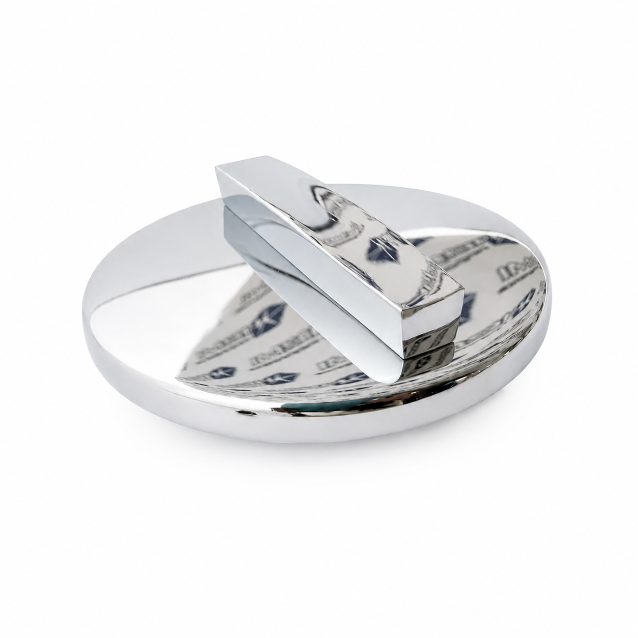 Restoration Fuel Cap, chrome (flat with handle) : suit 1967-1971 A-body  Chrysler/Dodge/Plymouth/Valiant Restoration Fuel Cap, chrome (flat with handle) : suit 1967-1971 A-body  Chrysler/Dodge/Plymouth/Valiant