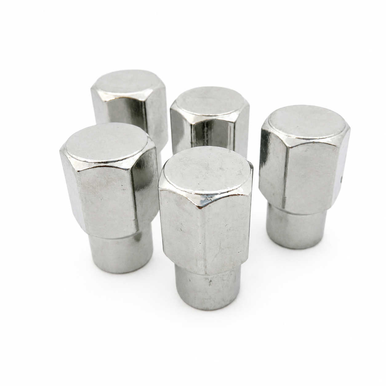 7/16" Reproduction Sankey Benson Wheel ** Chrome ** Wheel Nut (Right Hand Thread)