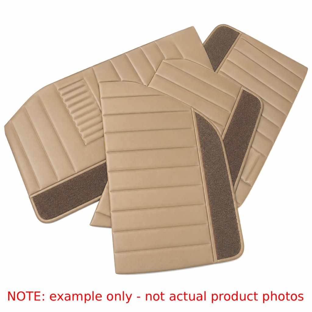 Reproduction Door Trim Set : suit AP5/AP6 Sedan : TAN w/dark brown carpet