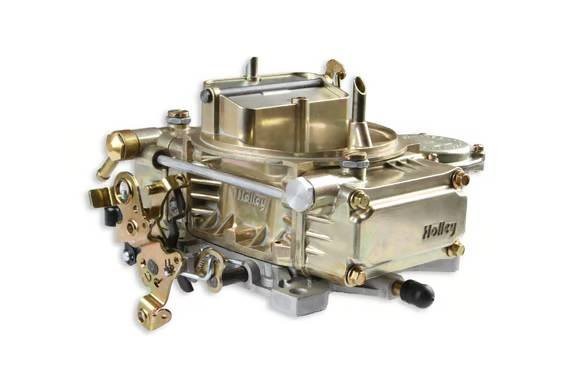Classic Street Holley Carburettor : 465 CFM : 4160  : Vacuum Secondaries : 4 Barrel : Electric choke : Gasoline :  Gold Dichromate :  Aluminum
