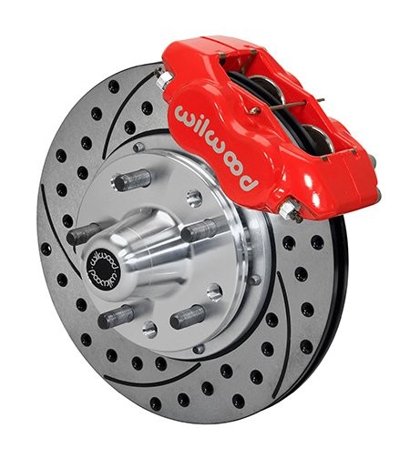 Wilwood Dyna-lite Pro 11'' 4-piston Disc Brake Conversion : RV1/SV1/AP5/AP6/VC/VE/VF/VG/CH/VJ/VK/CL/CM (with drum spindles)