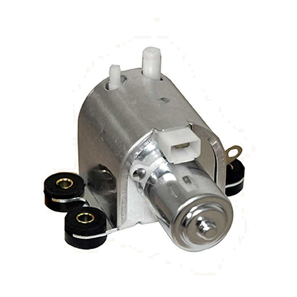 Reproduction Windscreen Washer Pump – 1-Speed, 12V, 3-Hole Remote Mount – 1961-66 Mopar A & B-Body Dart, Valiant, Barracuda, Belvedere, Coronet, Fury & 1961-71 Dodge Truck