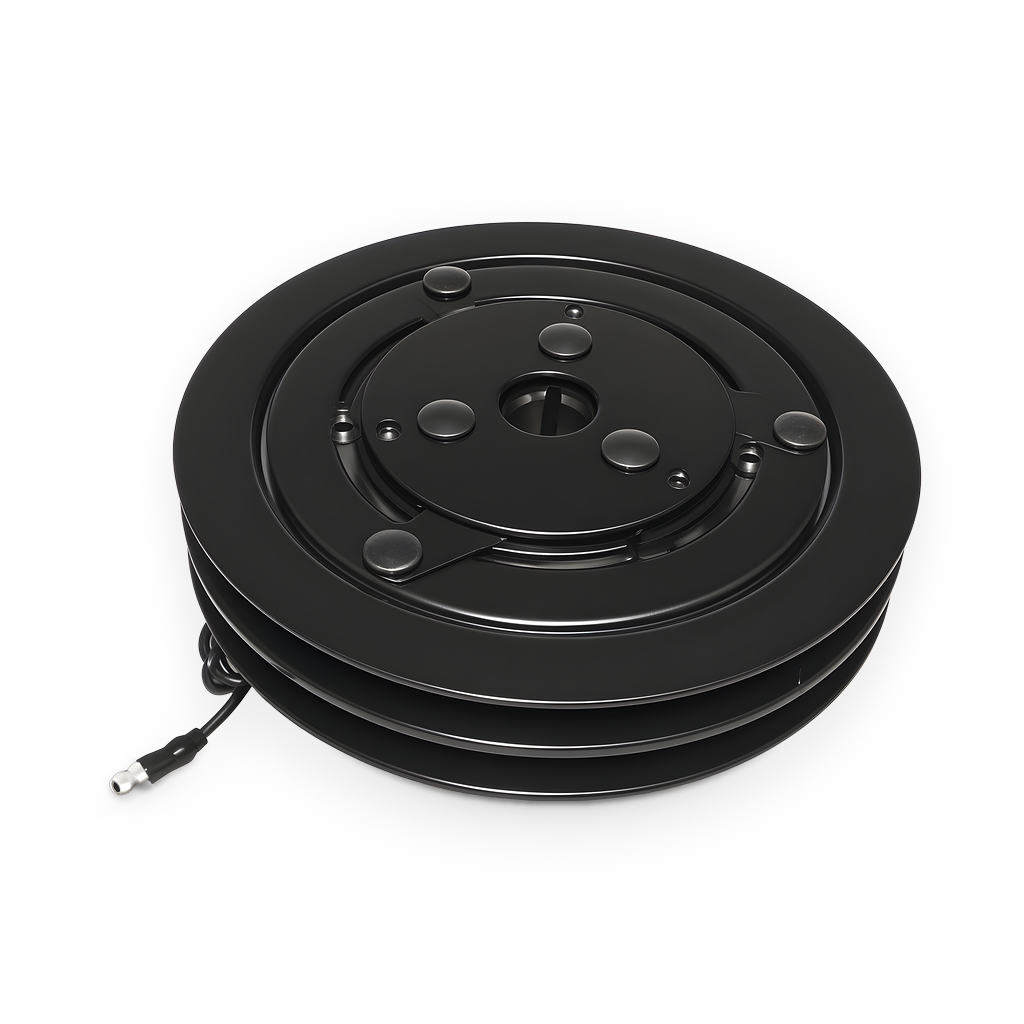 Air Conditioning Compressor Clutch – 12V, AA Double-Groove (2A Section) Pulley, 178 mm (7") – York 206 / 209 / 210 Style Compressors