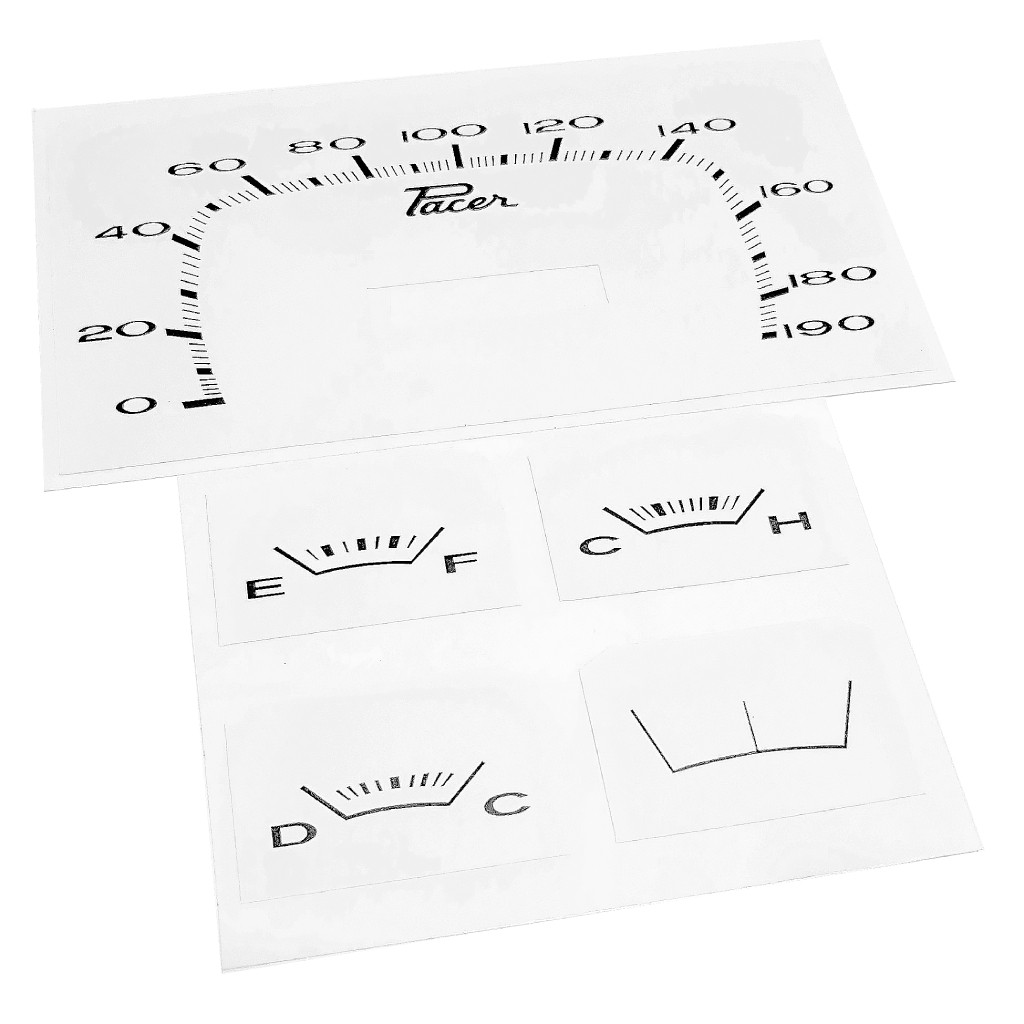 Instrument Face Restoration Decal Package suit VF Pacer [KPH
