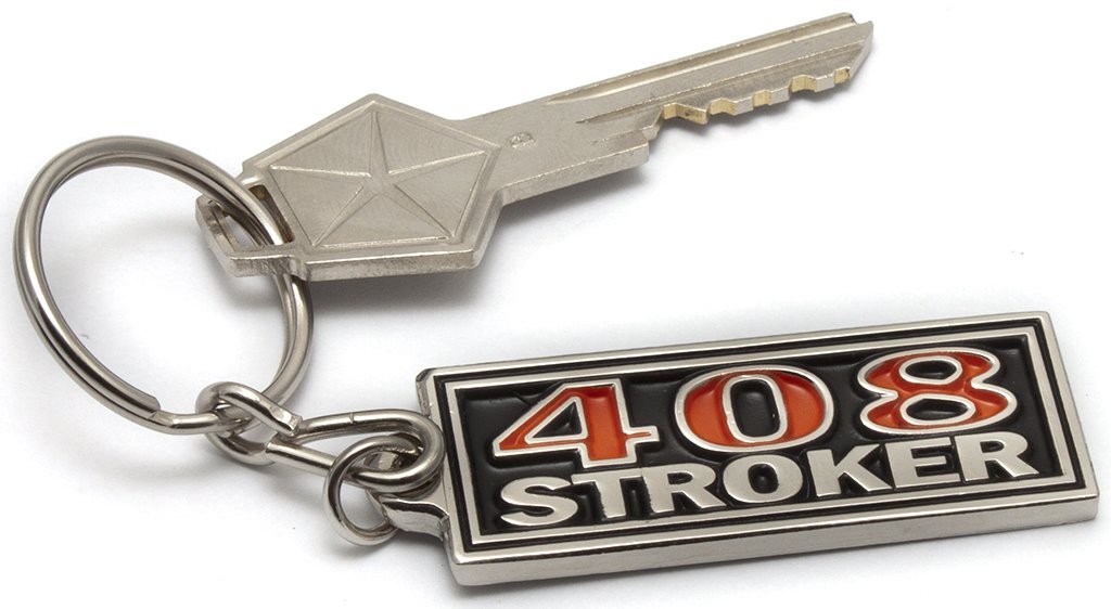 "408 Stroker" Badge Key Tag