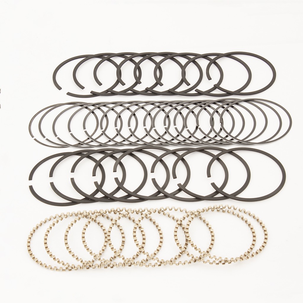 Hastings Black Cast Piston Ring Set :  suit Small Block 273ci (+0.060" / 3.685")