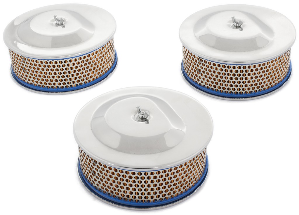 Reproduction Triple Weber Air Cleaner Assembly Set : E38/E49 - Chrysler Valiant
