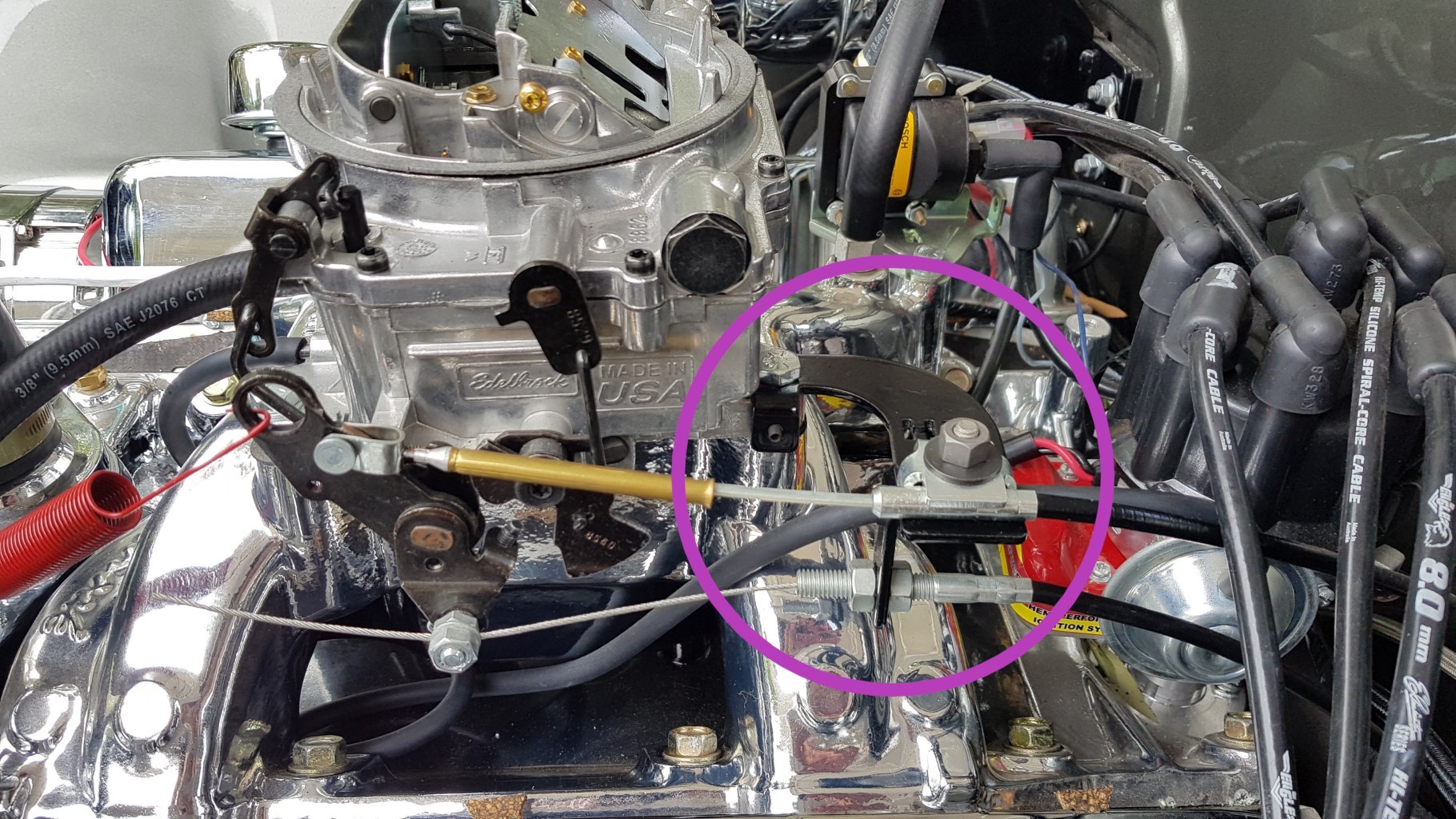 Universal Throttle & Kick Down Cable Bracket Kit Suits most Carter