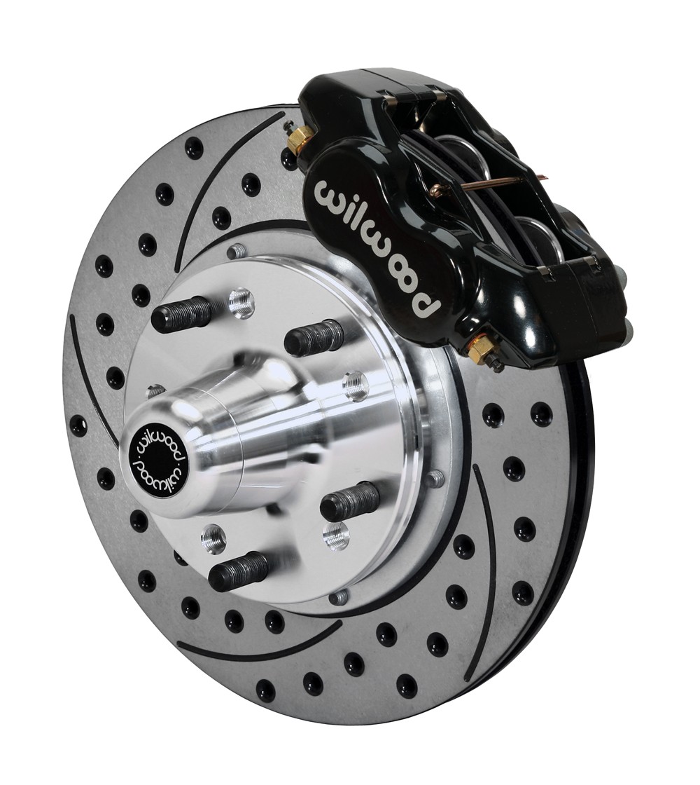 Wilwood Dyna-lite Pro 11'' 4-piston Disc Brake Conversion : 1965-72 C-body Dodge & Plymouth (drilled/slotted)