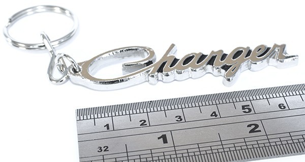 "Charger" Badge Key Tag