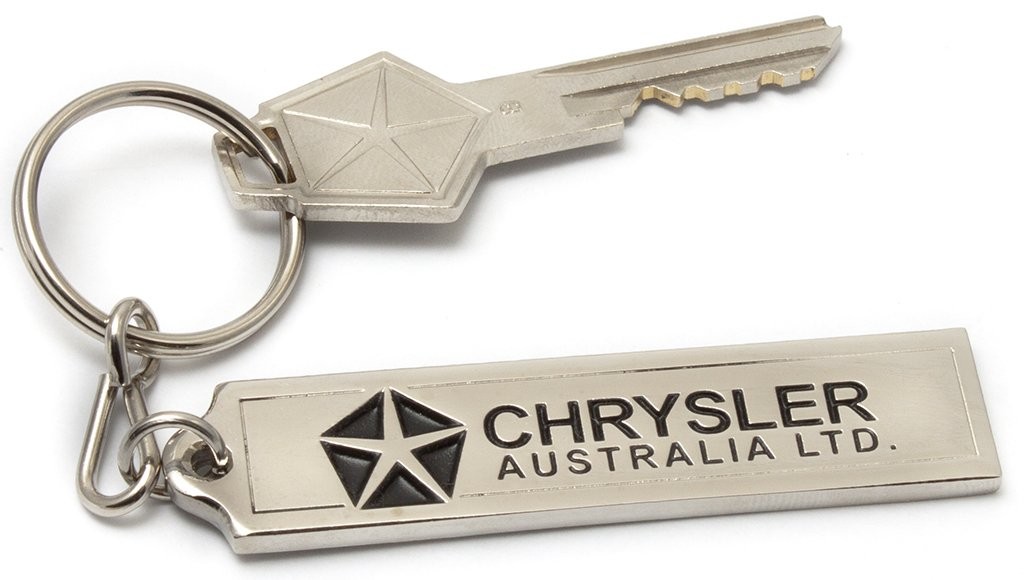 "Chrysler Aust. Ltd" Plate Badge Key Tag
