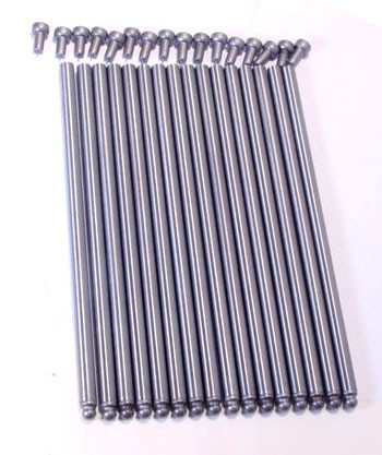 Cut to Fit Pushrods : 3/8 x .060 Wall Max 10" Length : Cup And Ball (Press fit CUP Tip)