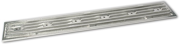 Cast Alloy Six Pack Side Plate Kit : suit Hemi 6 (Jet Hot coated)