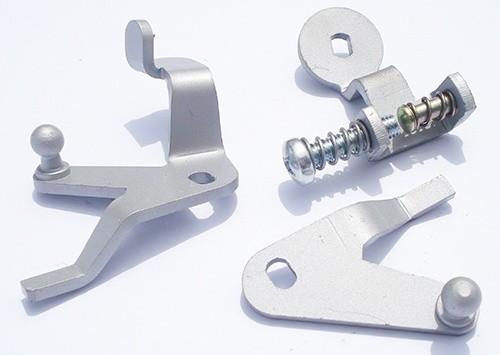 Reproduction Six Pack Throttle Lever Set : suits E37/E38/E49 with factory triple weber linkages (3 pieces)