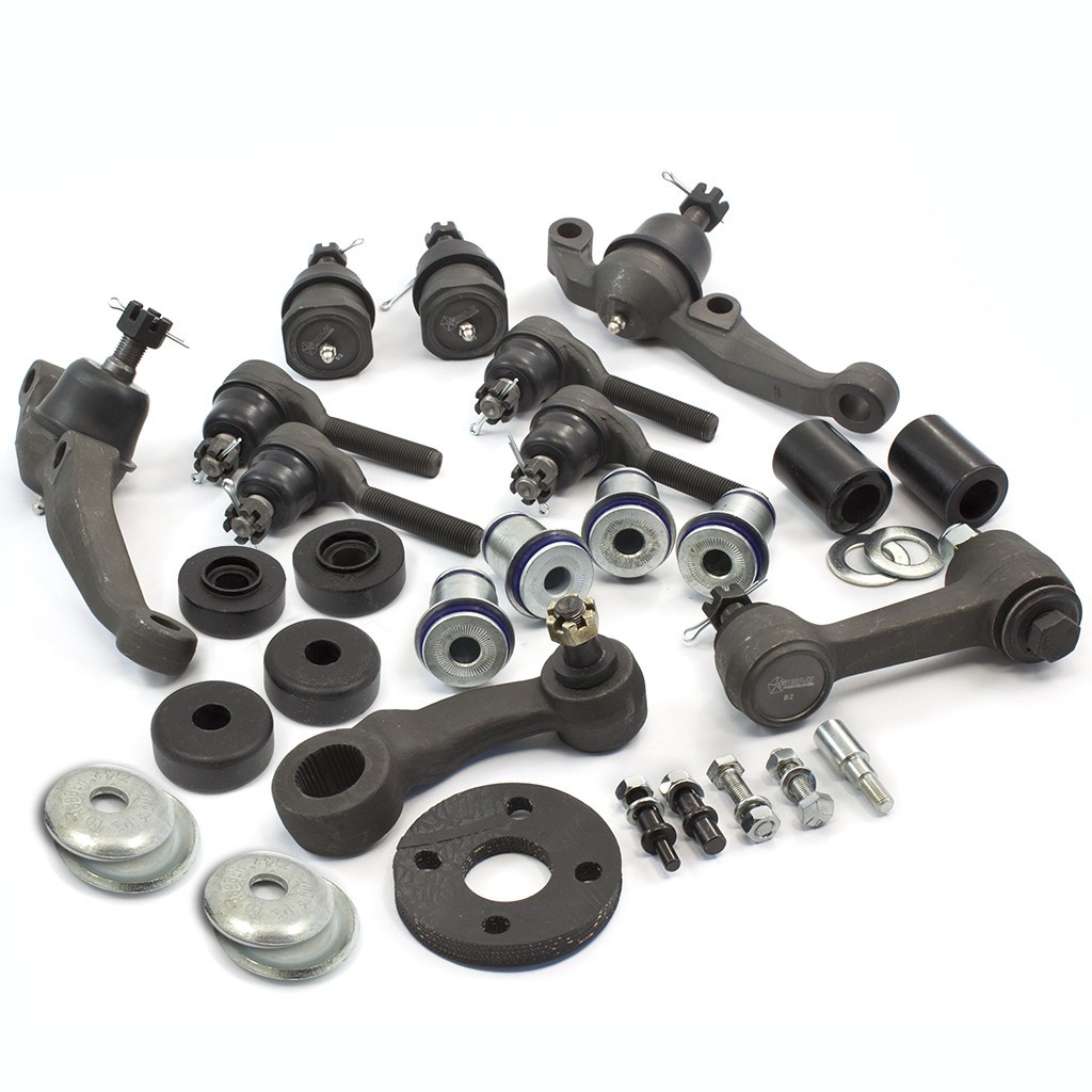 HP Front Suspension & Steering Rebuild Kit : suit SV1/AP5/AP6 (AP6 6cyl only) : UPGRADE to MOOG two-piece brake rod reaction bar bush set