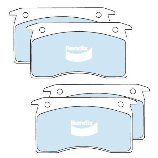 Front Disc Brake Pad Set, Bendix General CT : suit CL/CM