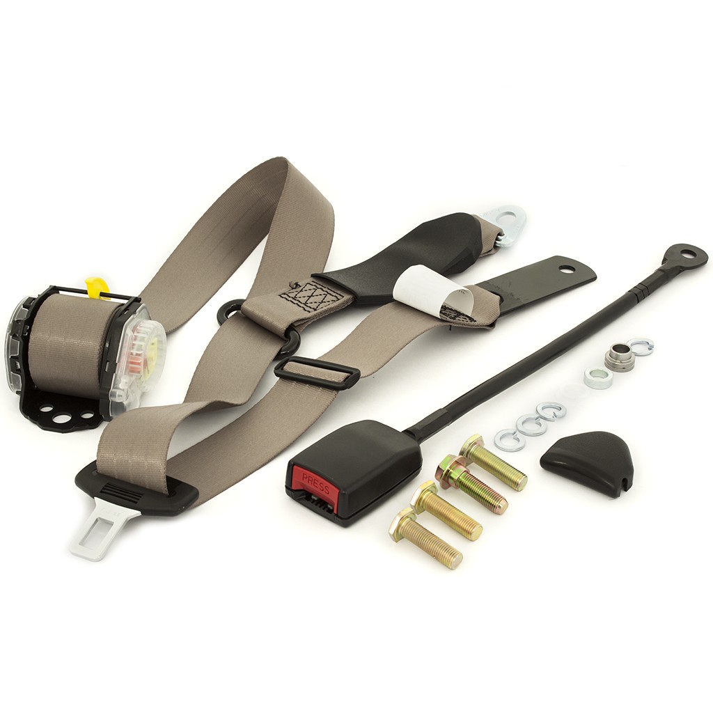 Front Retractable LapSash Seat Belt with DropLink suit Charger w/