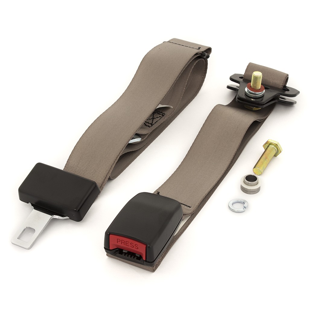 Center LapOnly Seat Belt suit bench seats (webbed adjustable