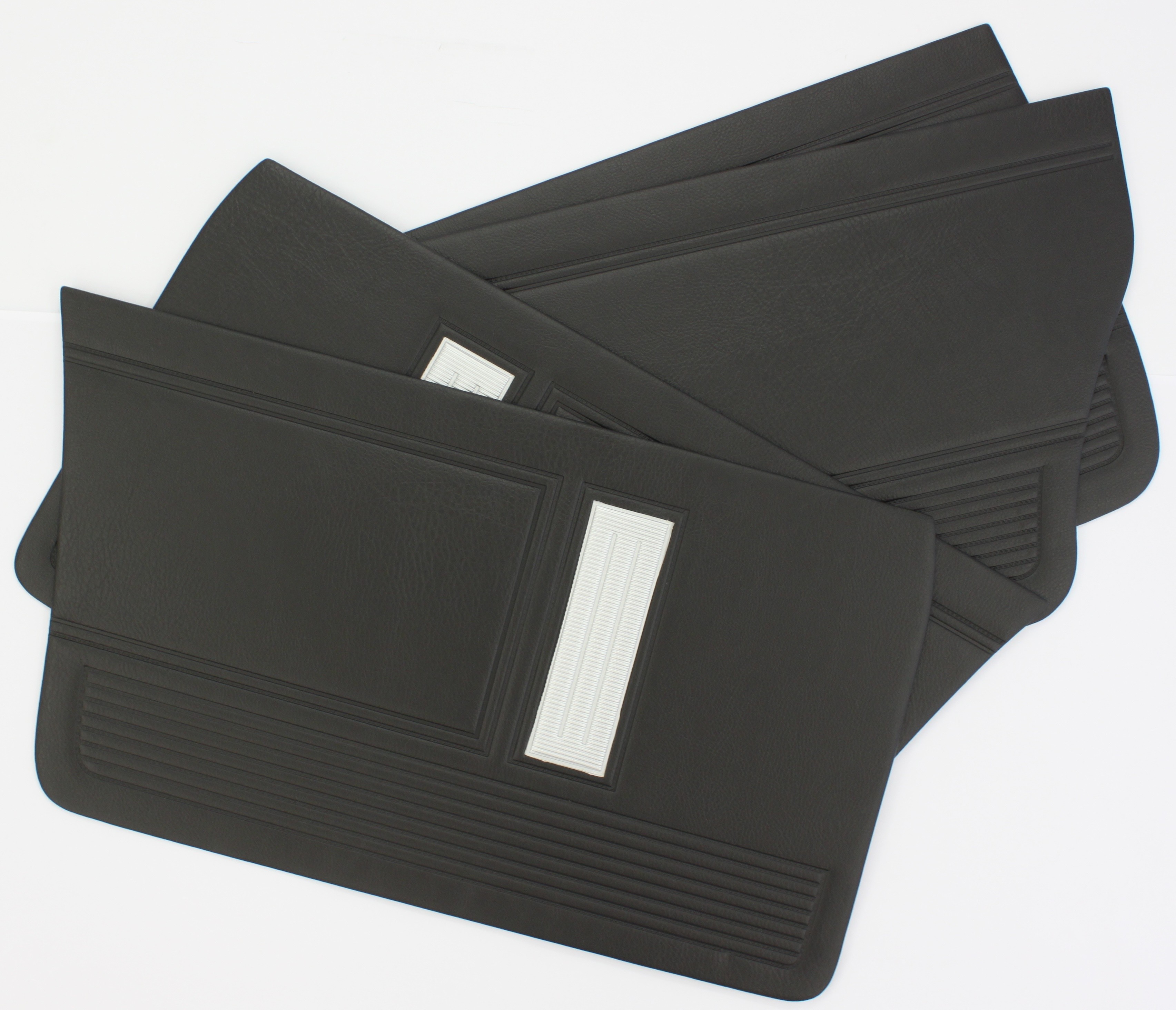 Restoration Door Trim Set : Trim Code X1 - Black (with silver inserts) : suit Vh Sedan Pacer (A95 option)